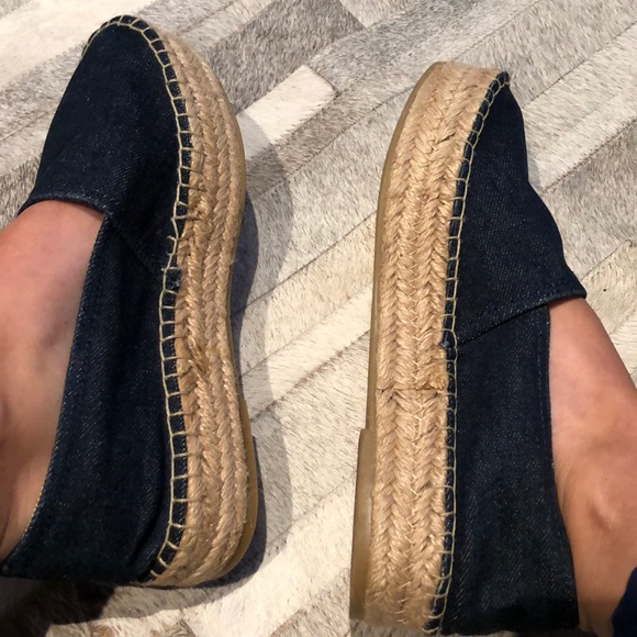 Zara Shoes - Zara Espadrilles in Denim size 8